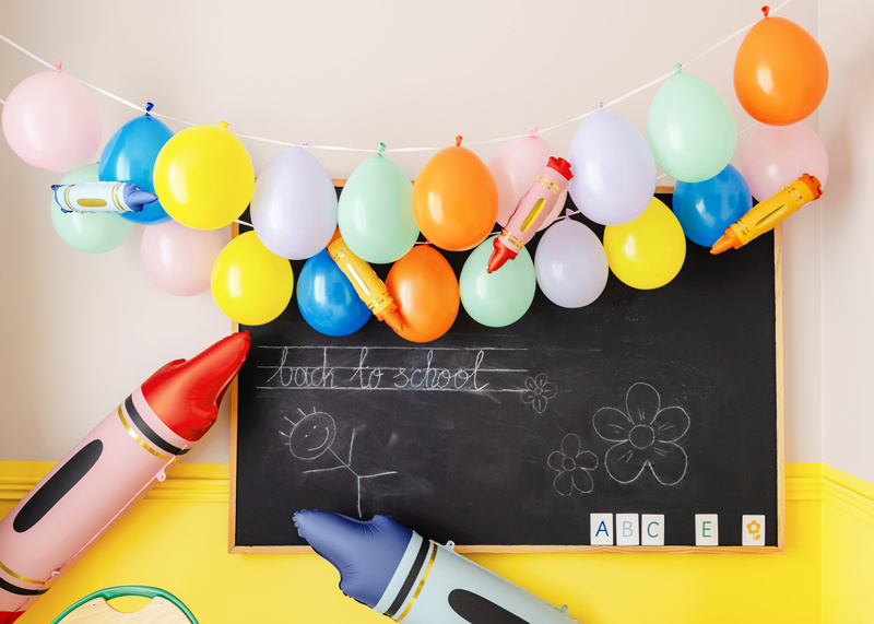 Girlanda balonowa 3w1 mix - różne warianty montażu