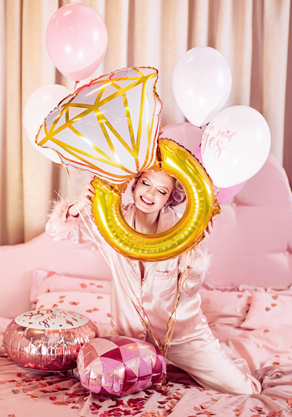 Balon foliowy Pierścionek 41x72 cm mix - zdjęcie 7