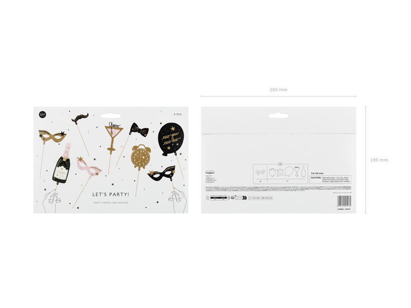 Gadżety imprezowe Let's Party – wygodne uchwyty