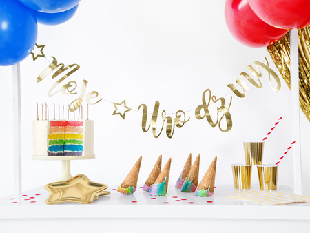 Słomki papierowe, czerwony, 19,5cm (1 op. / 10 szt.)