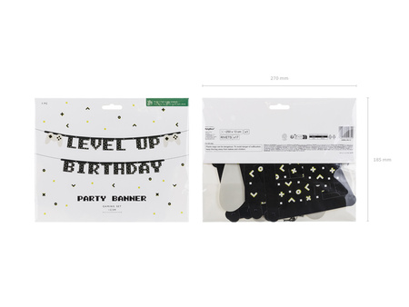 Baner ''Level up'', 2.5 m, mix