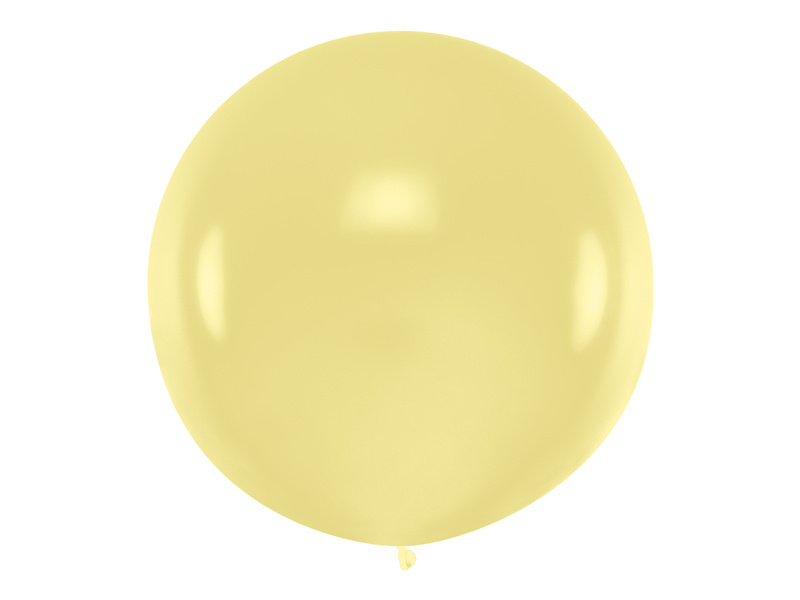 Balon okrągły 1m Pastel Cream - zdjęcie 1