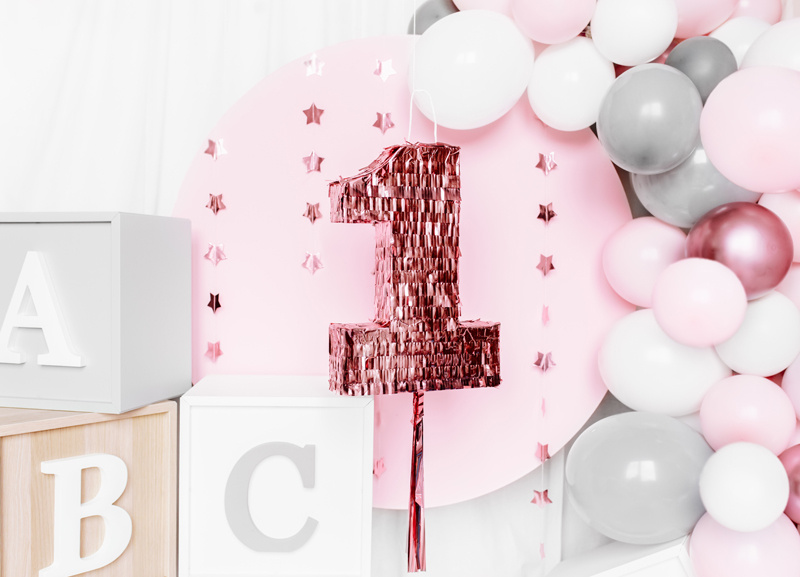 Piniata Cyfra 1 - detale wykończenia