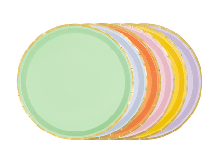 Talerzyki, mix, 21 cm (1 op. / 6 szt.)