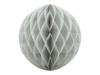 Kula bibułowa, jasny szary, 30cm