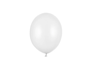 Balony Strong 12cm, Metallic Pure White (1 op. / 100 szt.)
