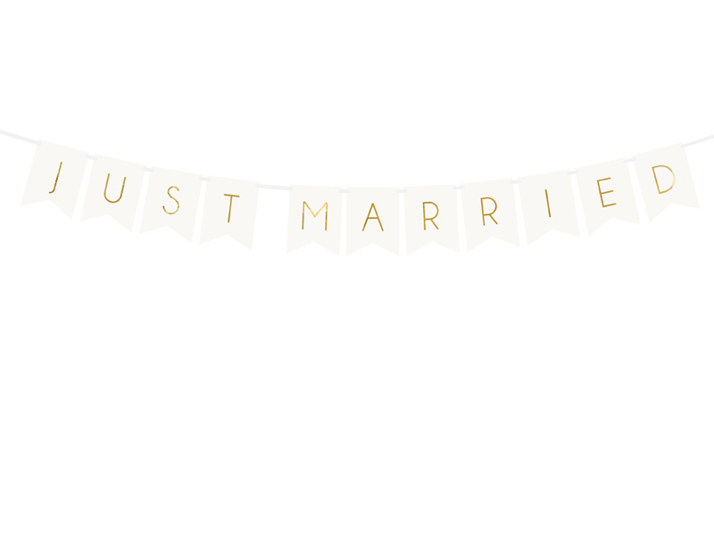Baner Just Married - widok ogólny
