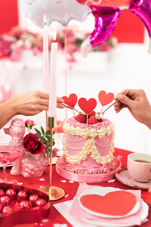 Konfetti Serca, 1,6x1,6 cm, biały, 15g