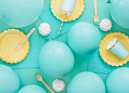 Balony Eco 30cm pastelowe, ciemna mięta (1 op. / 10 szt.)
