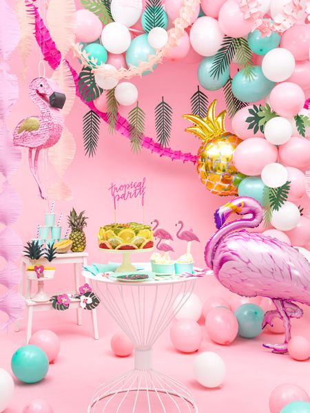 Dekoracje do muffinek Aloha Ananasy – gotowe do użycia