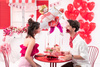 Baner Valentines Day, 150x13 cm, mix