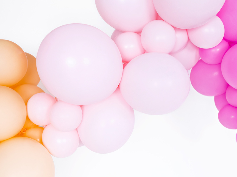 Balony 23cm Pastel Soft Pink - zdjęcie 2
