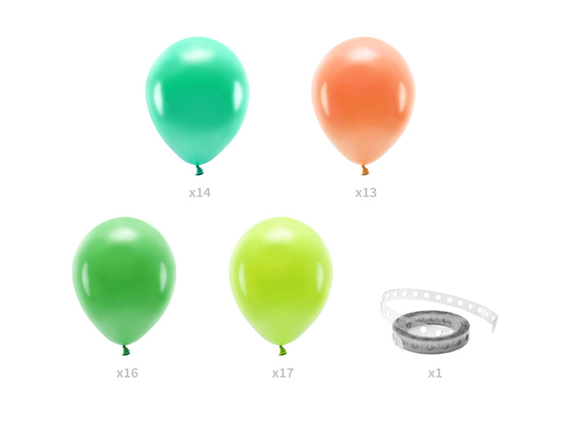 Girlanda balonowa Dino – montaż taśmy