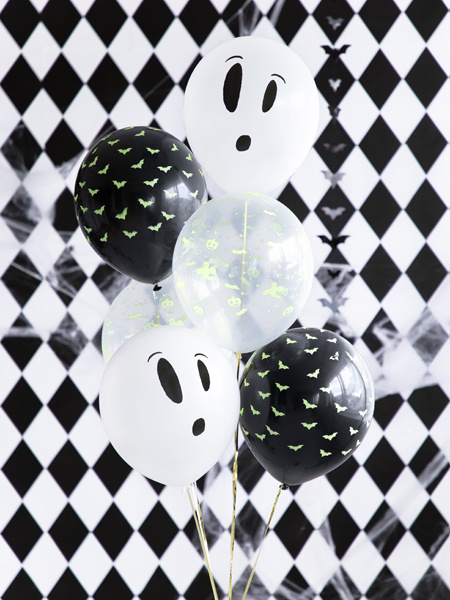 Balony UV BOO! mix kolorów i wzorów