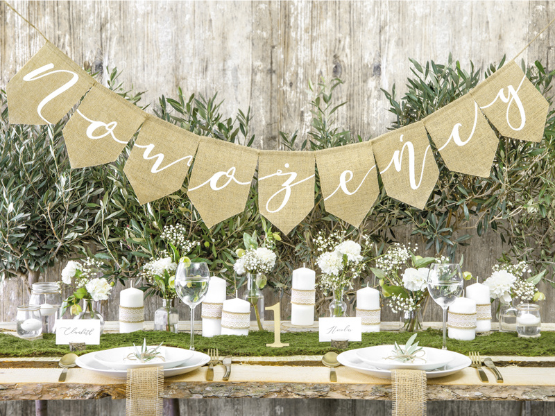 Świeca klubowa matowa biały – detale