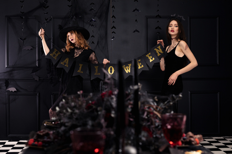 Baner Halloween czarny 20x175cm - zdjęcie 7