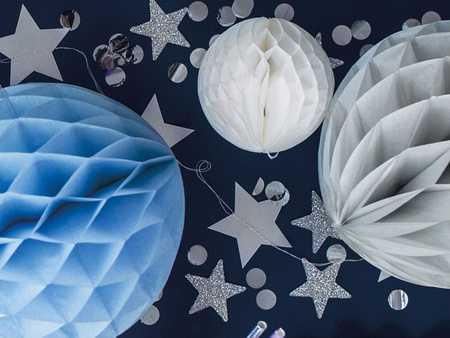 Konfetti Kółka, srebrny, 15g