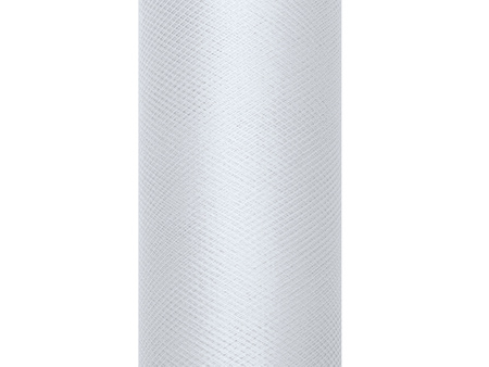 Tiul gładki, j. szary, 0,15 x 9m (1 szt. / 9 mb.)