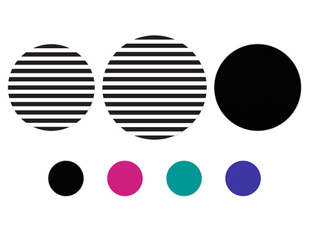 Podkładki papierowe okrągłe, mix (1 op. / 14 szt.)