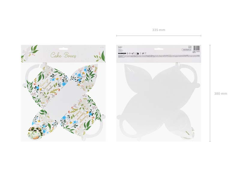 Zestaw 10 pudełek na ciasto