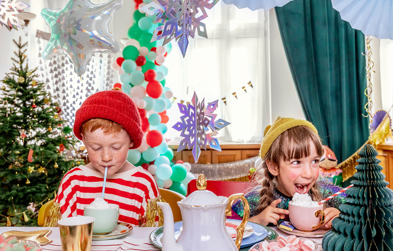 Balon Śnieżynka - dekoracja świąteczna