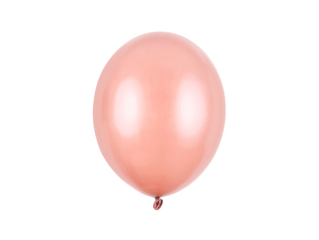 Balony Strong 27cm, Metallic Rose Gold (1 op. / 50 szt.)