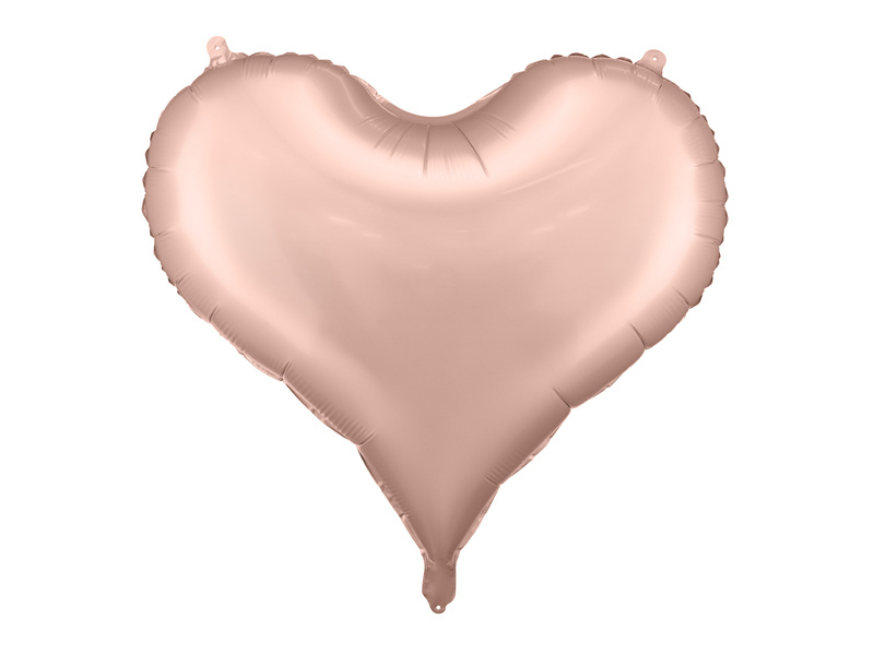 Balon foliowy Serce różowe złoto 75x64,5 cm - główne zdjęcie