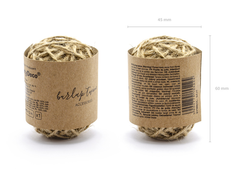 Sznurek jutowy 10m - zdjęcie 4