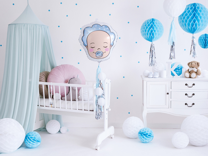 Balon foliowy Bobas Chłopiec 40x45cm mix - przykładowa aranżacja