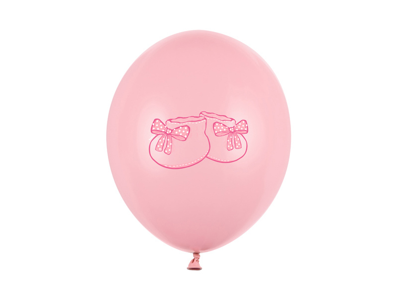 Balony 30cm Bucik Pastel Baby Pink - zdjęcie 1