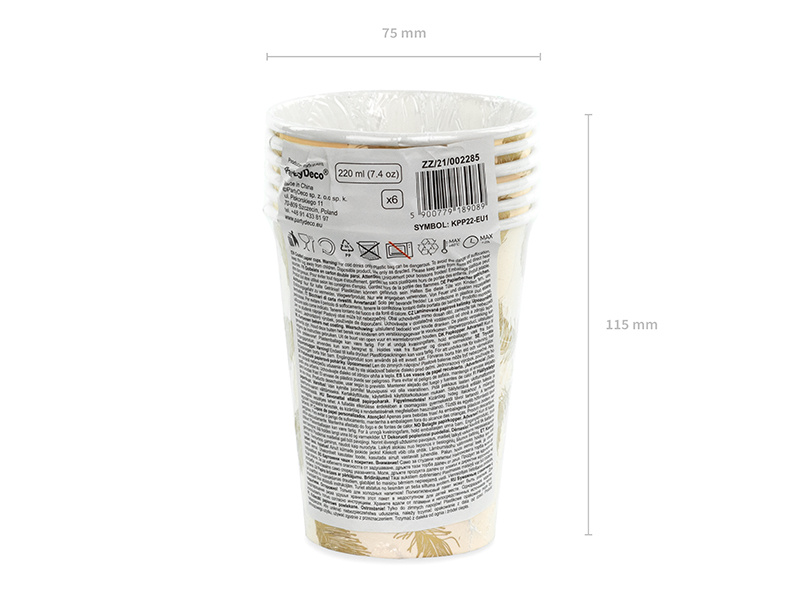 Kubeczki Lovely Swan – kompozycja z dekoracją