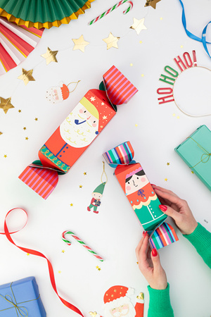 Pudełka na prezenty Cukierki, mix, 7x37 cm - 9x47 cm (1 op. / 2 szt.)