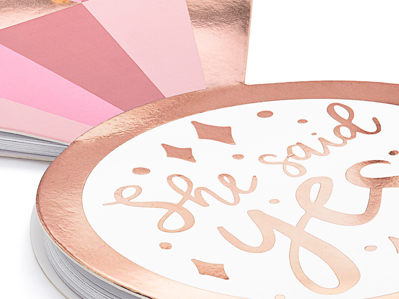 Księga gości Pierścionek - detal napisu