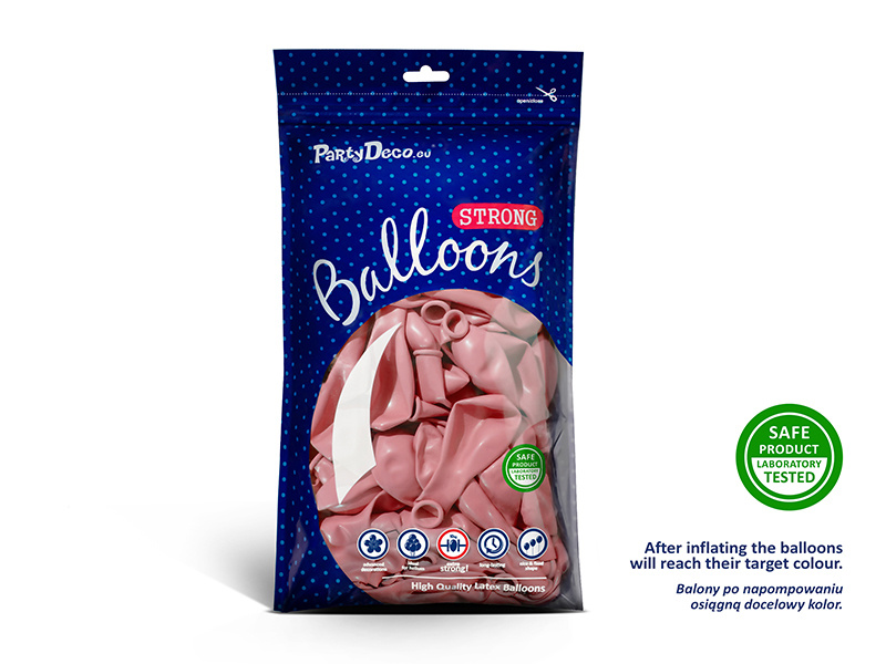 Balony Strong 30cm Pastel Baby Pink – aranżacja imprezowa