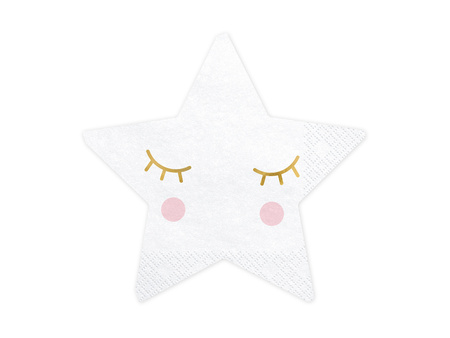 Serwetki Little Star - Gwiazda, 16x16cm (1 op. / 20 szt.)