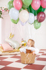 Balony Strong 30 cm, Pastel Light Misty Blue (1 op. / 100 szt.)