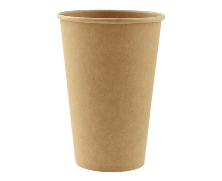 Kubeczki papierowe GoG Kraft, duże, 375 ml, 6 szt.