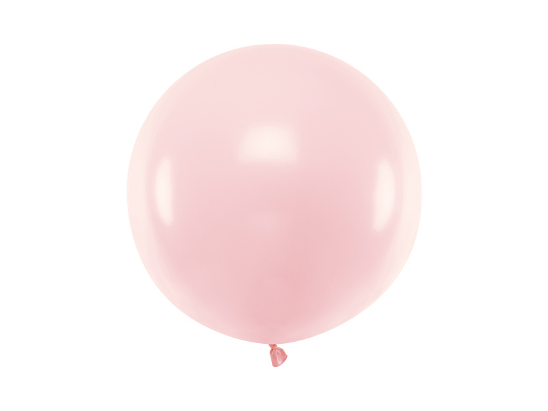 Balon okrągły 60cm Pastel Pale Pink - zdjęcie 1
