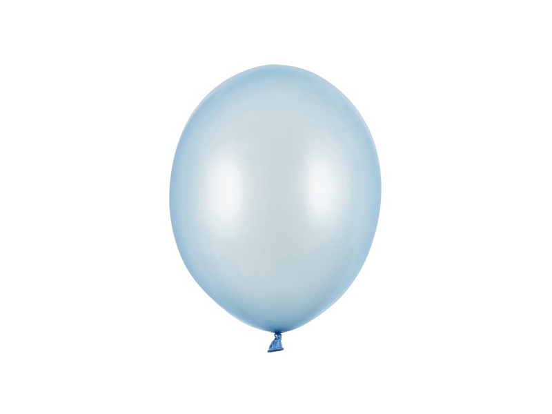 Balony Strong 23cm Metallic Baby Blue - opakowanie 100 szt.
