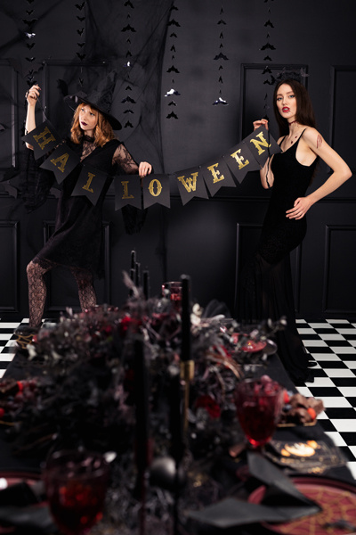 Baner Halloween czarny 20x175cm - zdjęcie 6