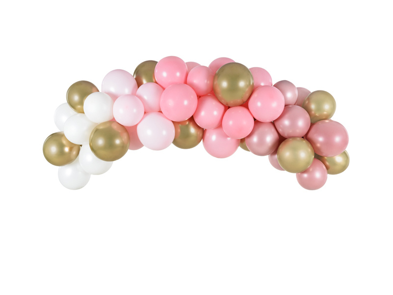 Balony Eco metalizowane białe – dekoracja sali