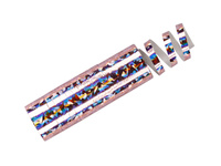 Serpentyny holograficzne, jasny różowy, 3,8 m (1 op. / 18 szt.)