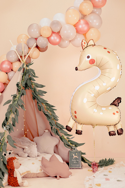 Balon foliowy Cyfra 2 Sarenka - zastosowanie