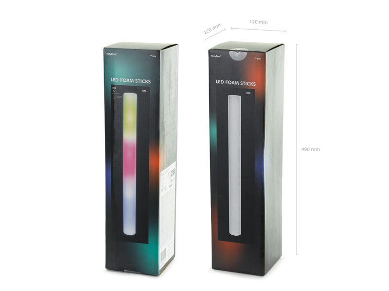 Pałka piankowa LED w użyciu