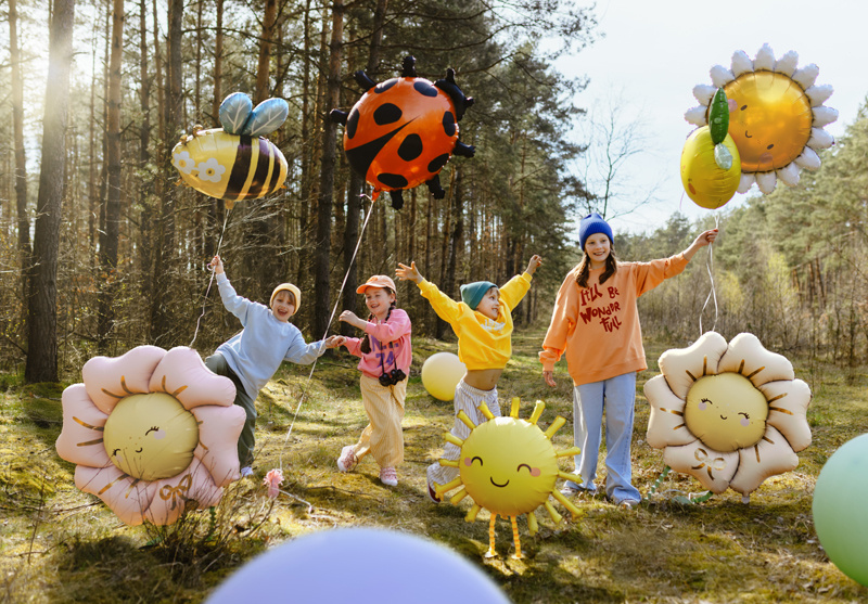 Balon chodzący Słoneczko z nóżkami