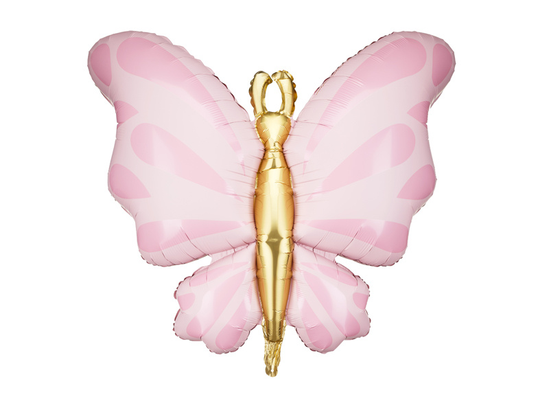 Balon foliowy Motyl różowy 69x69 cm