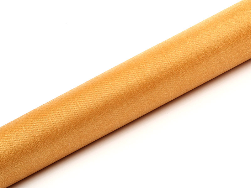 Organza Snow złota 0,36 x 9m - zdjęcie produktu