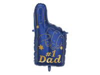 Balon foliowy #1 Dad, 44 x 82 cm, mix