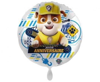 Balon foliowy Psi Patrol Rubble 43cm/1szt.