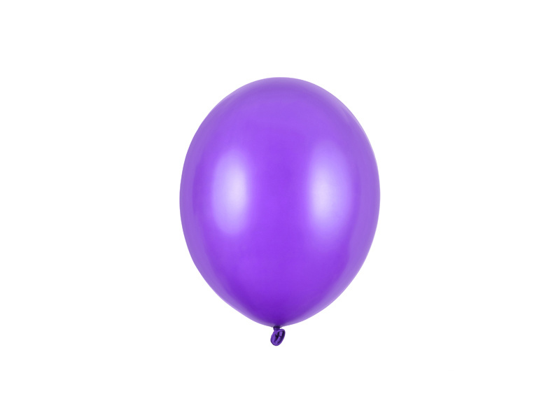 Balony Strong 12cm Metallic Purple – opakowanie 100 sztuk